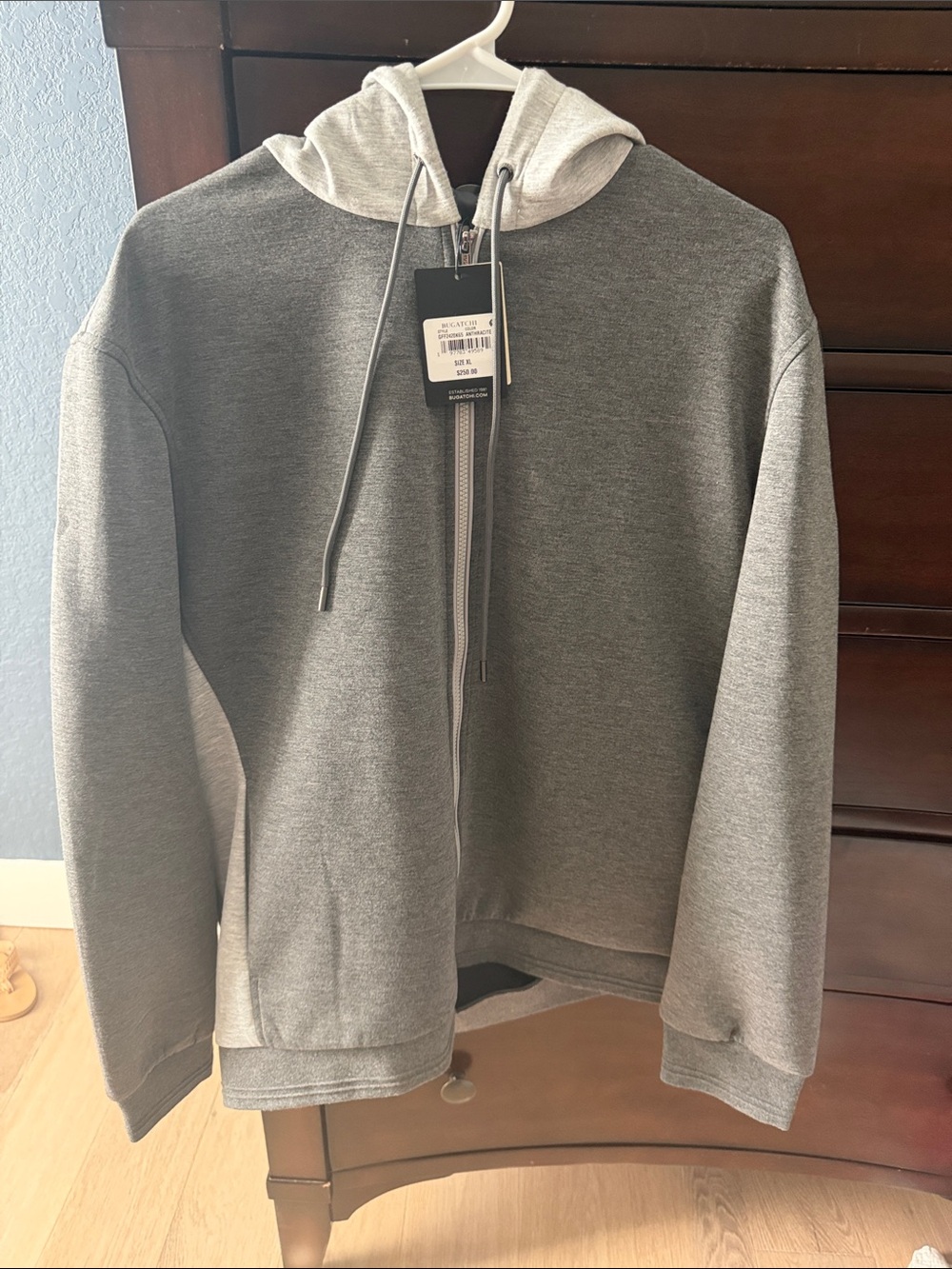Bugatchi grey hoodie